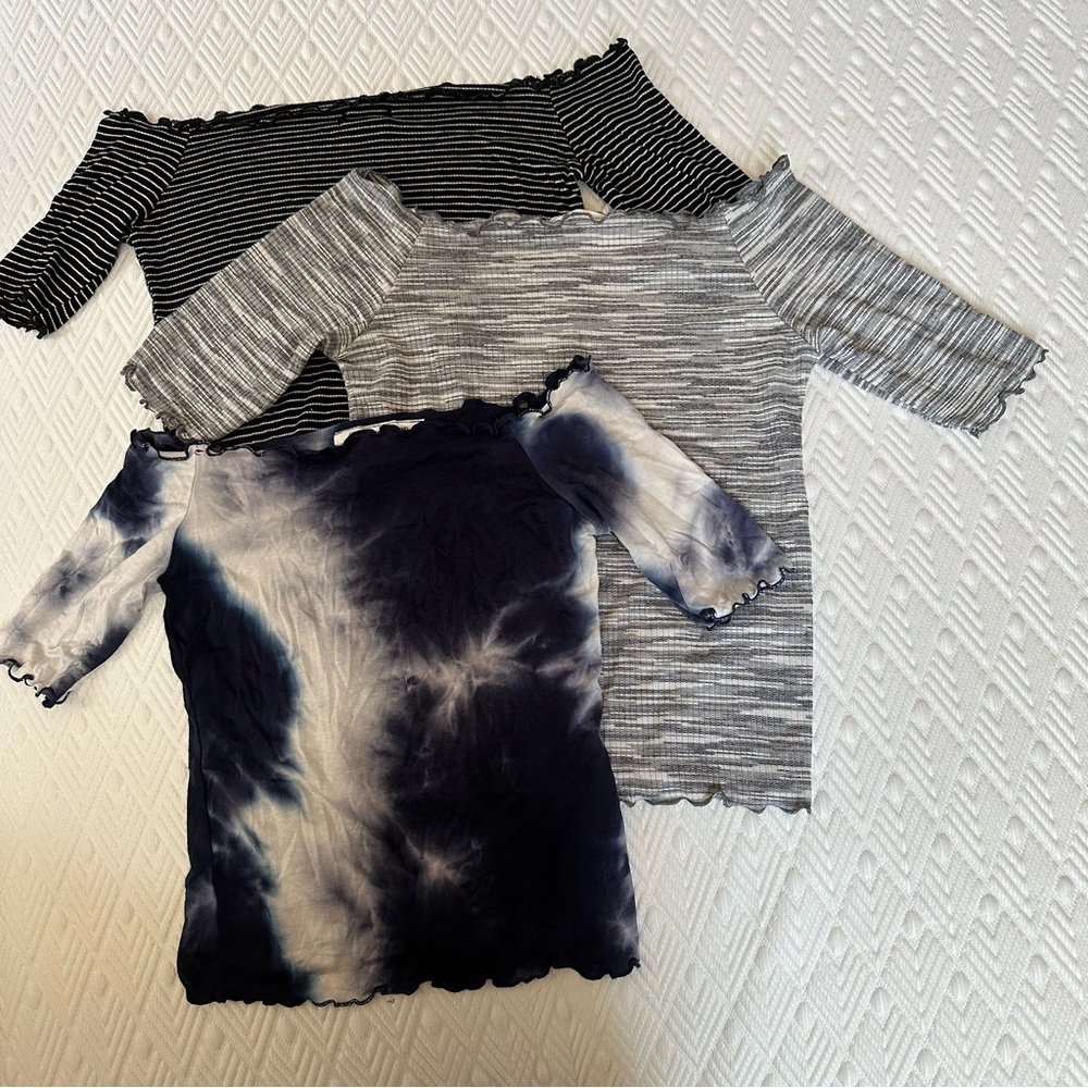 Bundle of 3 Off Shoulder Tank Tops
